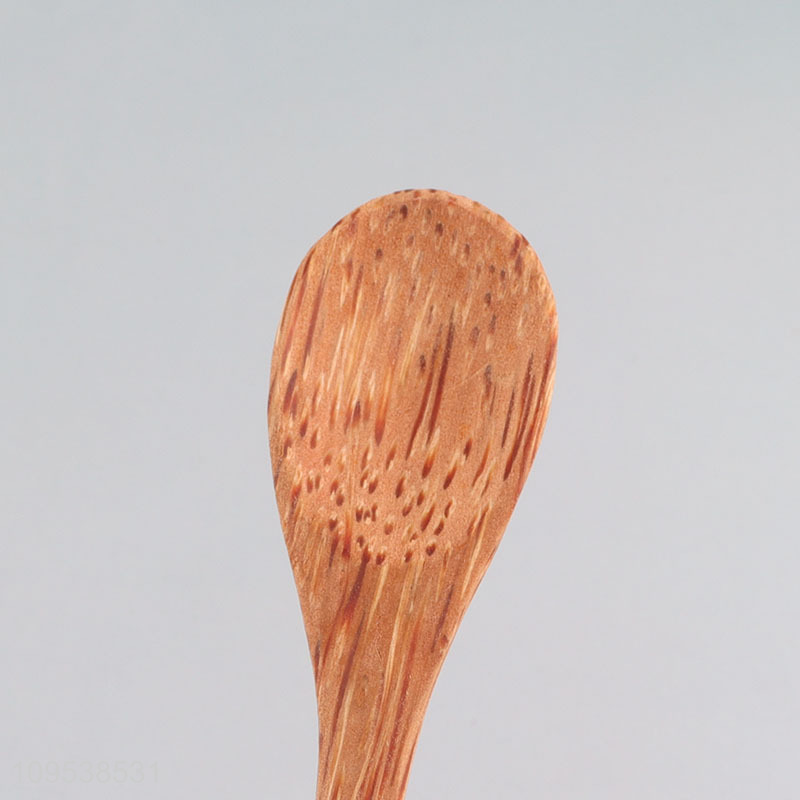 Factory supply wooden long handle tableware spoon