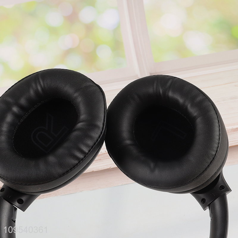 China wholesale black bluetooth games music headphones