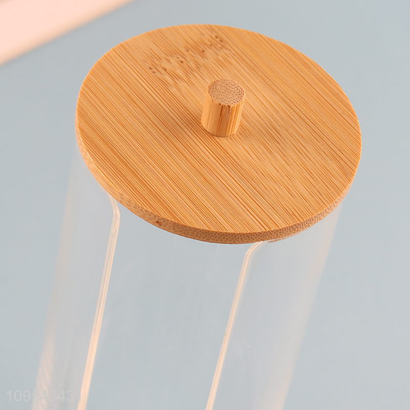 Online wholesale bamboo lid cotton pad storage box