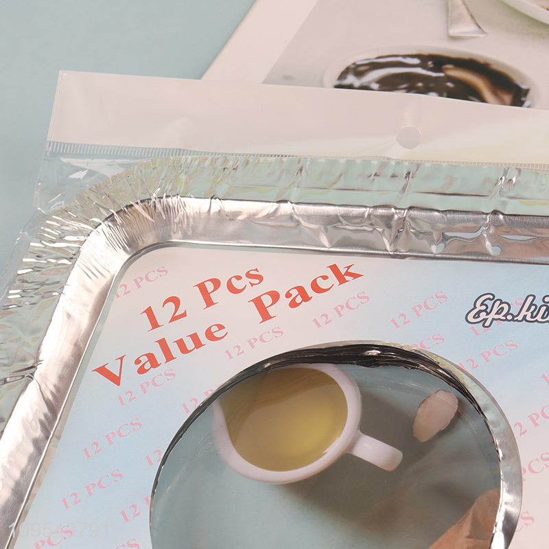 Best quality square aluminum foil gas burner liner