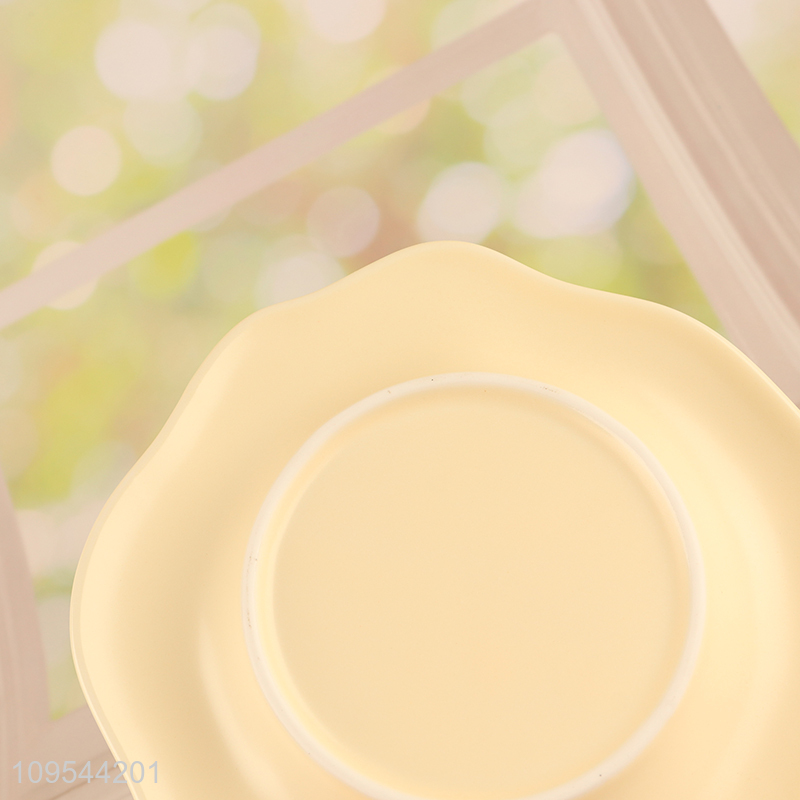 Low price ceramic cup and saucer set