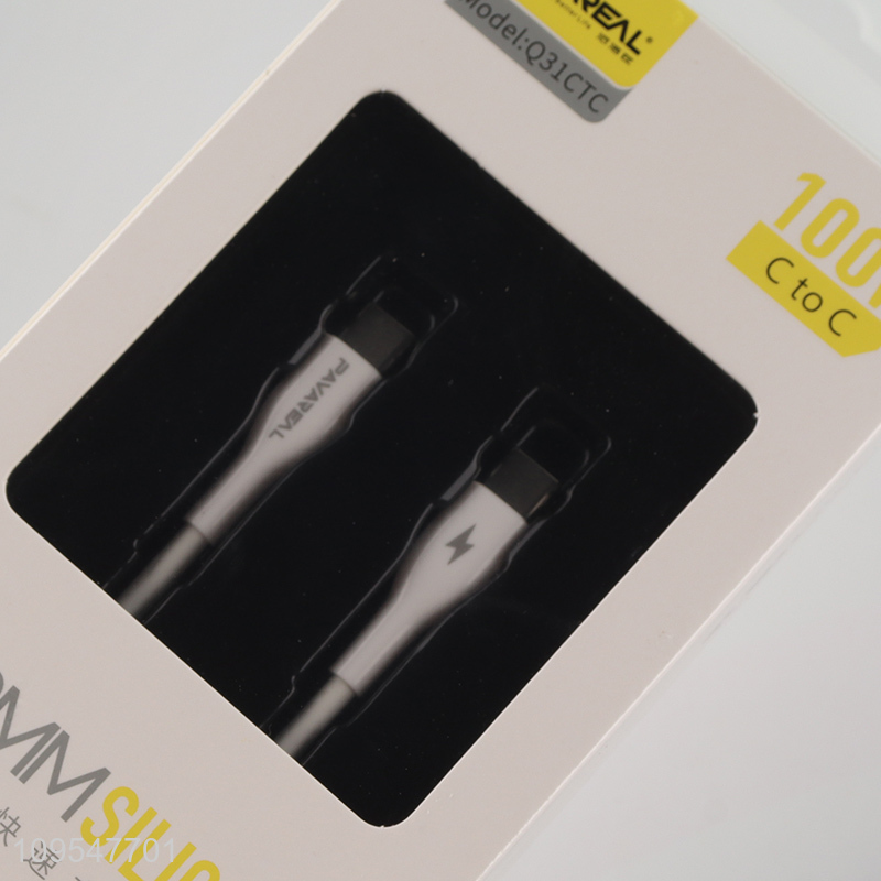 Factory direct sale 100w silicone fast charging data cable