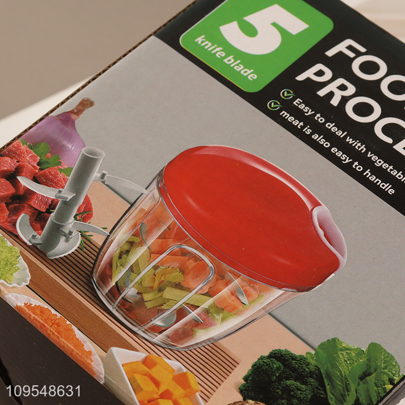 Top products 5blades hand pull food processer
