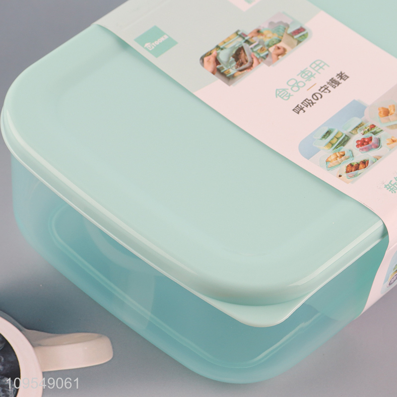 Latest products   rectangle plastic preservation box with lid